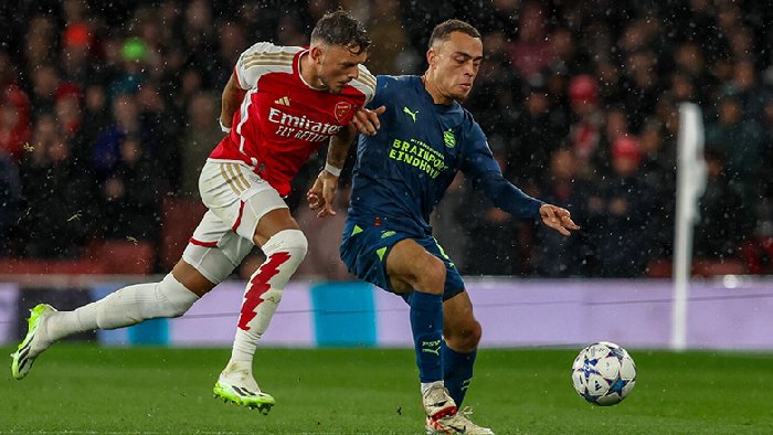 Kèo xiên phạt góc hôm nay 12/12: PSV vs Arsenal