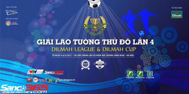 Kết quả bốc thăm và lịch thi đấu Lão tướng Thủ đô lần 4 - Dilmah League & Dilmah Cup