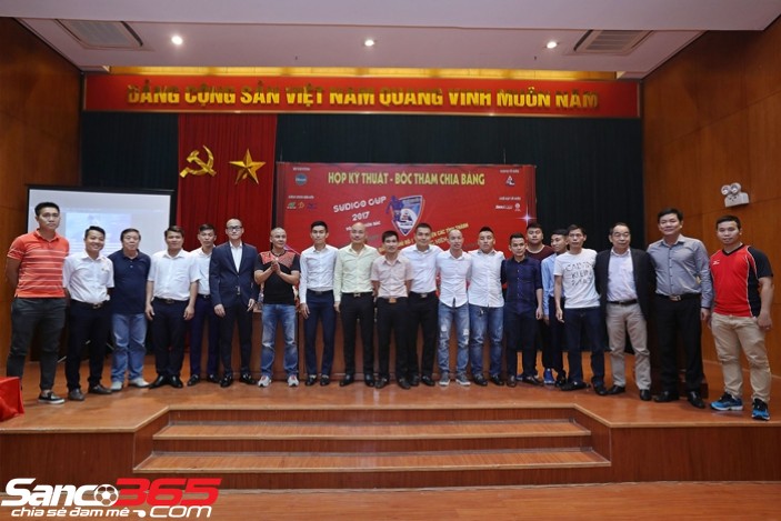 Những hình ảnh đẹp tại lễ họp báo ra mắt Sudico Cup 2017 vô địch sân 7 miền Bắc