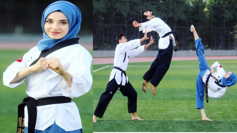 Phát sốt với vô ảnh cước và thân thủ như chim én của mỹ nhân taekwondo Thổ Nhĩ Kỳ