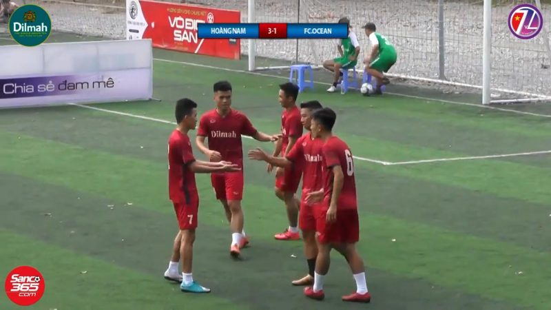 [ Highlight ] Hoàng Nam 7-4 FC.Ocean | Vòng 1/16 - KV2 VĐS7 TP Hà Nội 2018