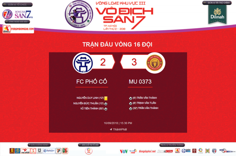 [ Highlight ] Phố Cổ 2-3 MU 0373 | Vòng 1/8 - KV3 VĐS7 TP Hà Nội 2018