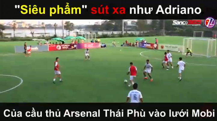 Siêu phẩm sút xa như Adriano tại chung kết Khu vực 4